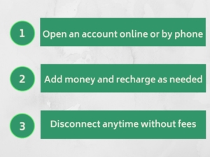 short term electricity connection