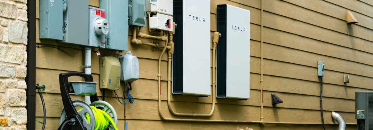 a Tesla home solar system installed in Austin Texas 2021