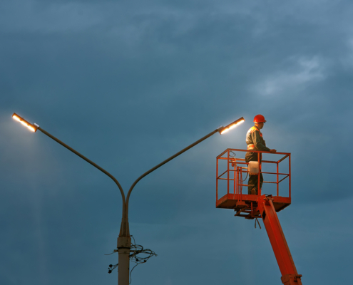 La luz LED también ahorra reemplazos de lámparas